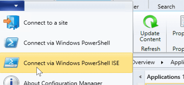 App Revision Cleanup - Connect via Windows PowerShell ISE