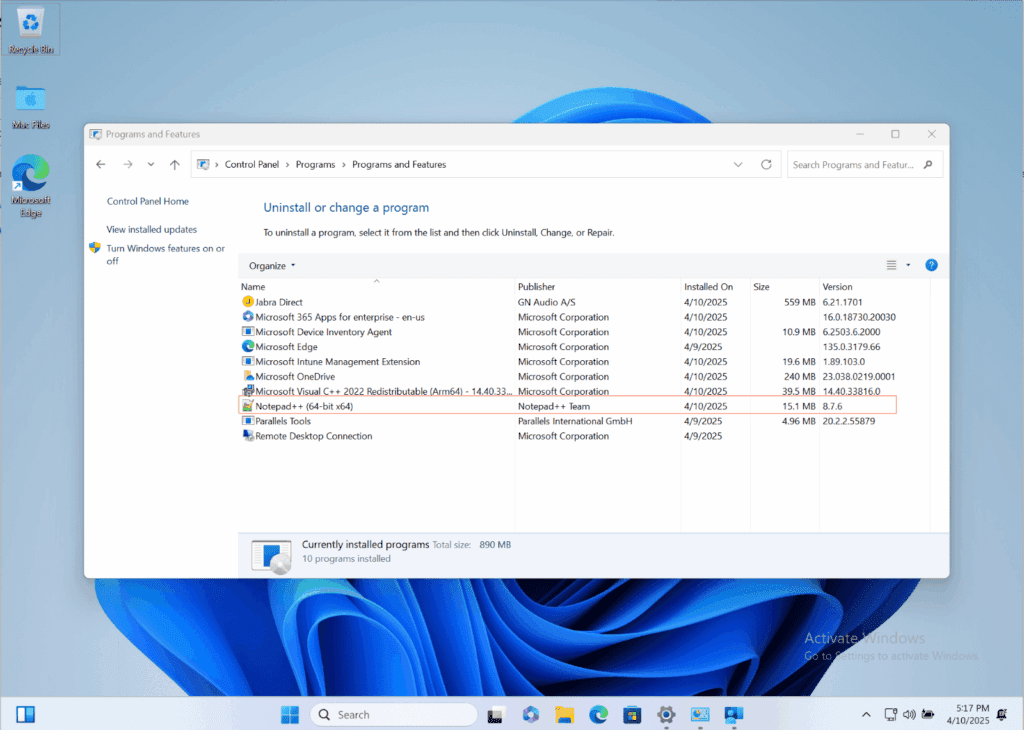 Deploy Notepad++ with Intune