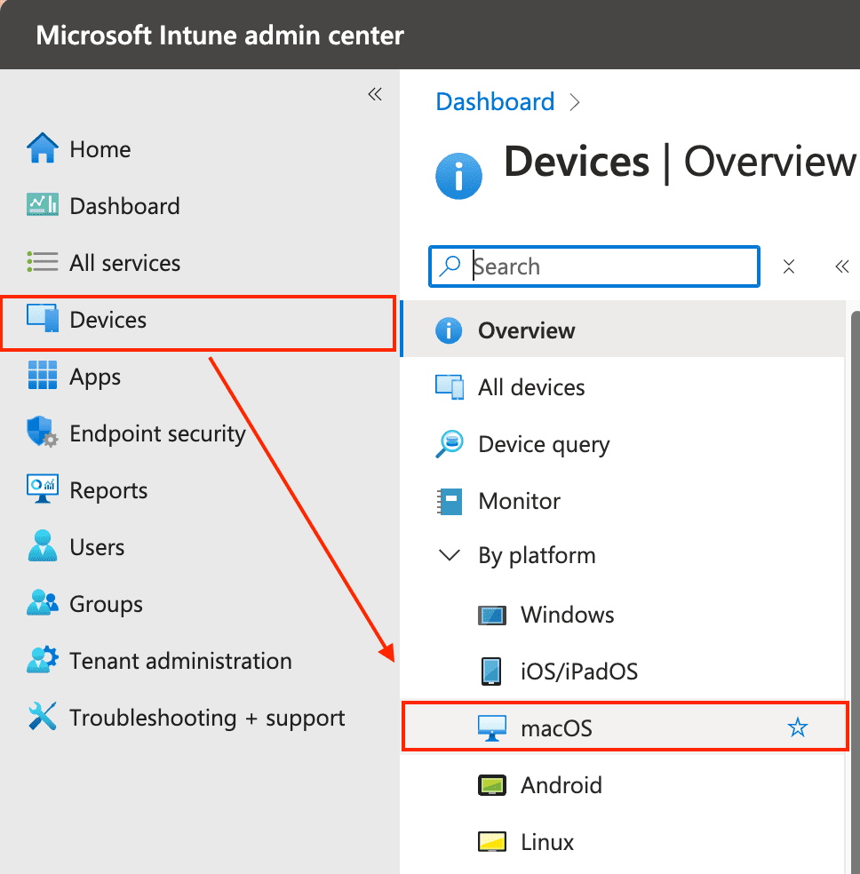 Intune Devices Blade