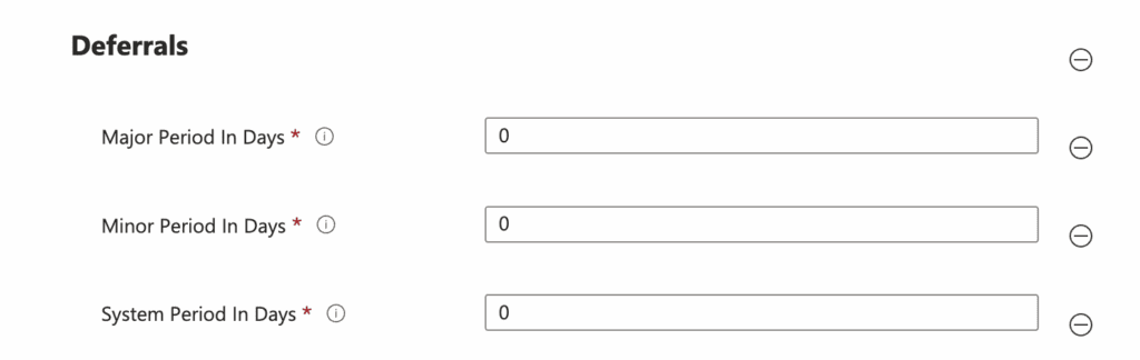 Declarative Device Management - Deferrals