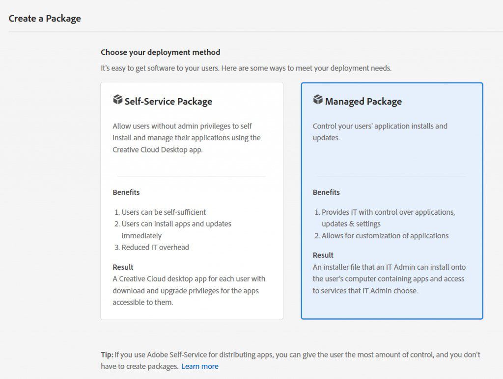 Deployment Method - Managed Package