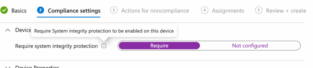 Require system integrity
