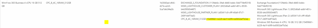 Windows 365 Business ID