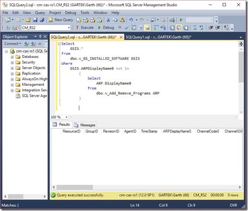 ConfigMgr and Asset Intelligence-No Results ConfigMgr and Asset Intelligence-No Results