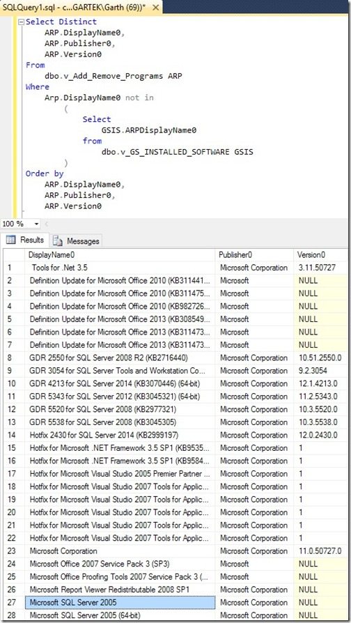 ConfigMgr and Asset Intelligence-SQL Server 2005 ConfigMgr and Asset Intelligence-SQL Server 2005
