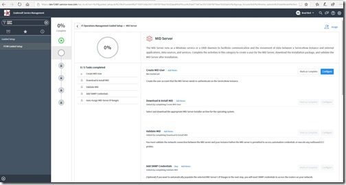 ServiceNow MID Server - Configure