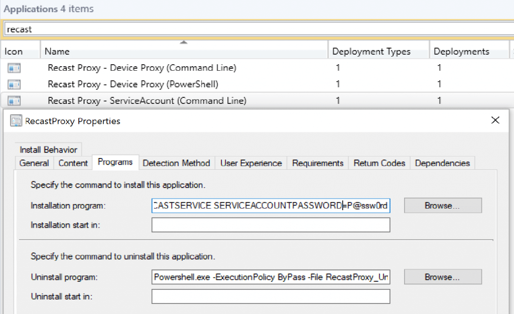 ConfigMgr Application Model