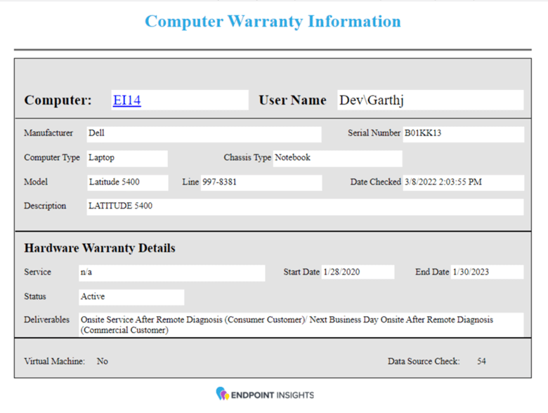 Computer Warranty Information - Dell