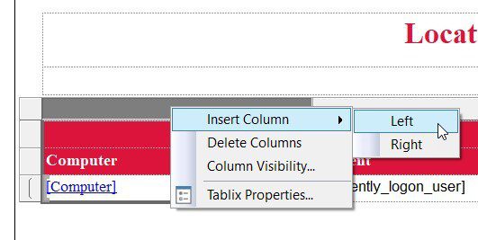 Dynamic Image - Insert Column Dynamic Image - Insert Column