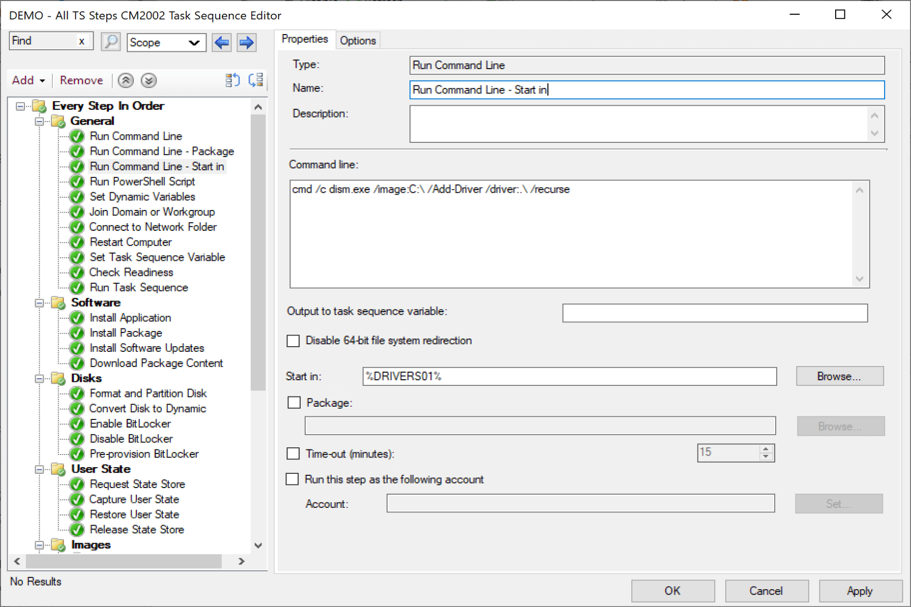 Run Command Line Image 2