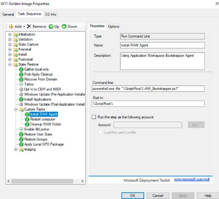 Automate Citrix Images - Task Sequence Step