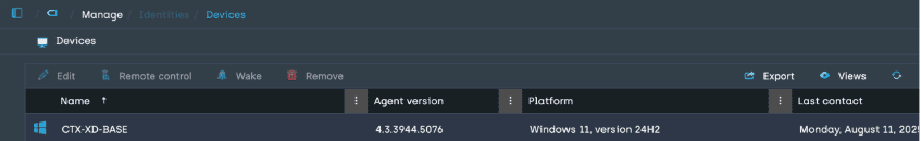 Automate Citrix Images - AW Devices