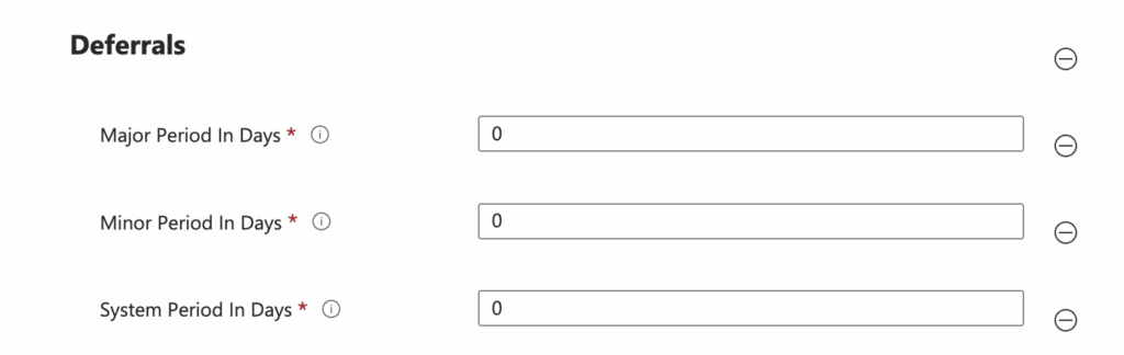 Declarative Device Management - Deferrals