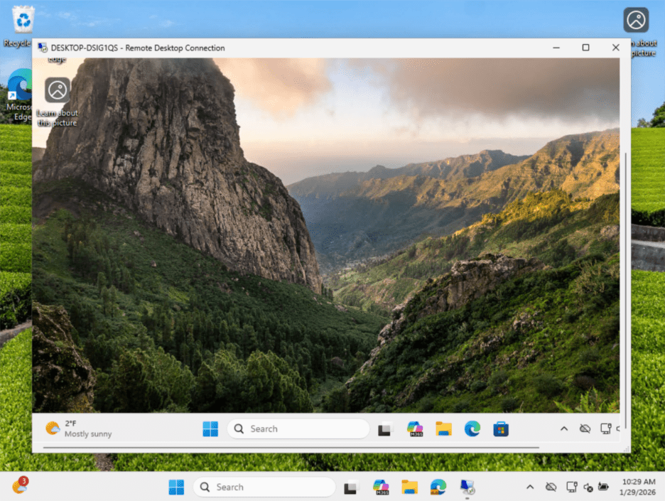 RDP Entra-Joined Devices - Remote Desktop Connection